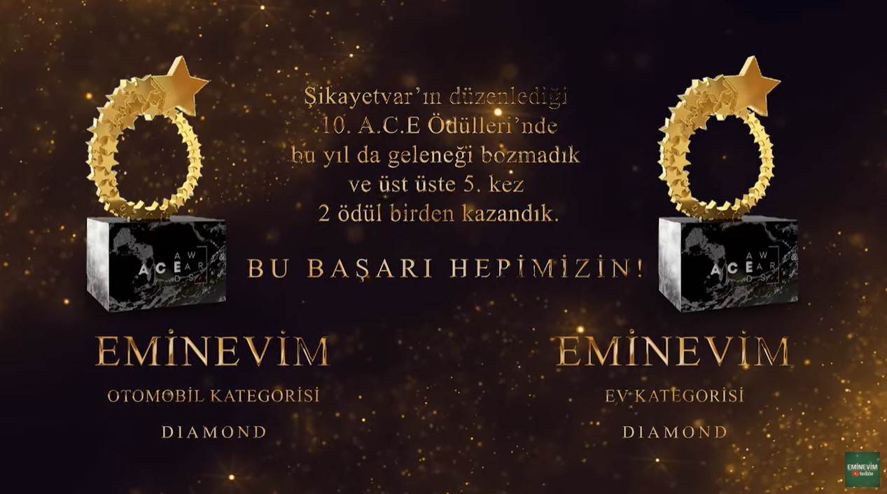 Eminevim'e 2 Diamond Ödül Birden!