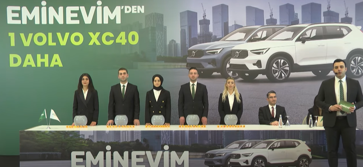 2. Volvo XC40 çekilişi tamamlandı