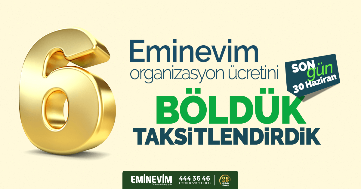 Organizasyon Ücretini Böldük Taksitlendirdik!