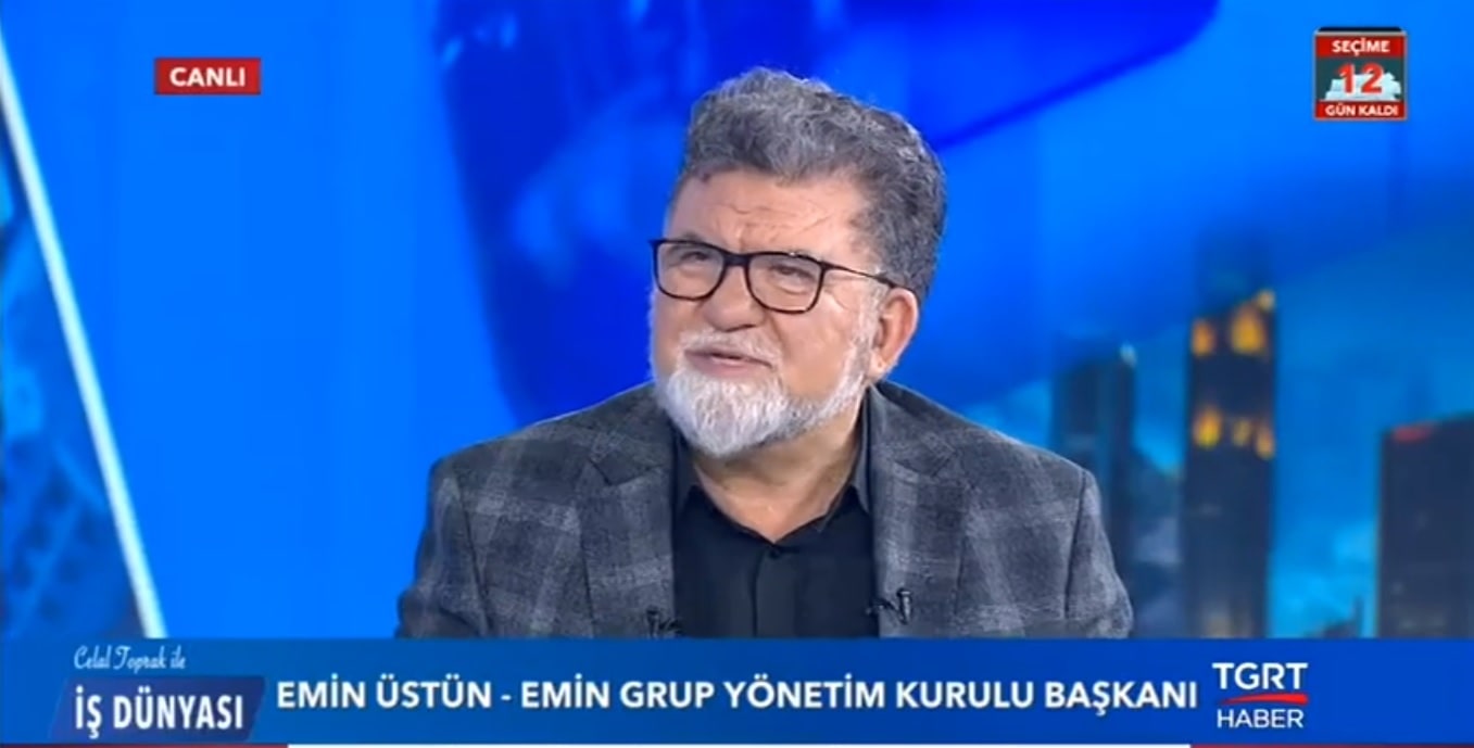 Emin Üstün TGRT Haber İş Dünyası Programında