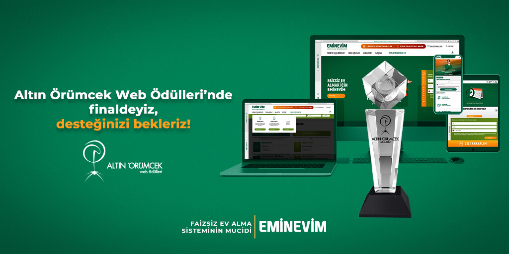 Eminevim Altın Örümcek Web Ödülleri’nde Finalde!