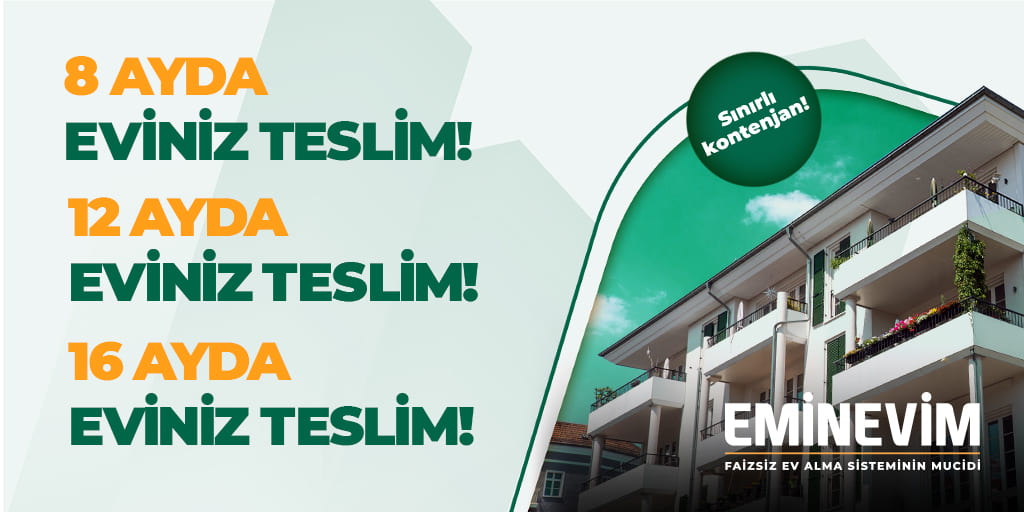 Erken Teslim Fırsatlarıyla Siz De Faizsiz Ev Sahibi Olabilirsiniz