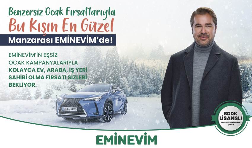 Benzersiz Ocak fırsatları ile bu kışın en güzel manzarası Eminevim’de!