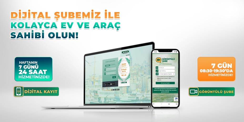 Online Hizmetlerimizle Ev veya Araç Sahibi Olun
