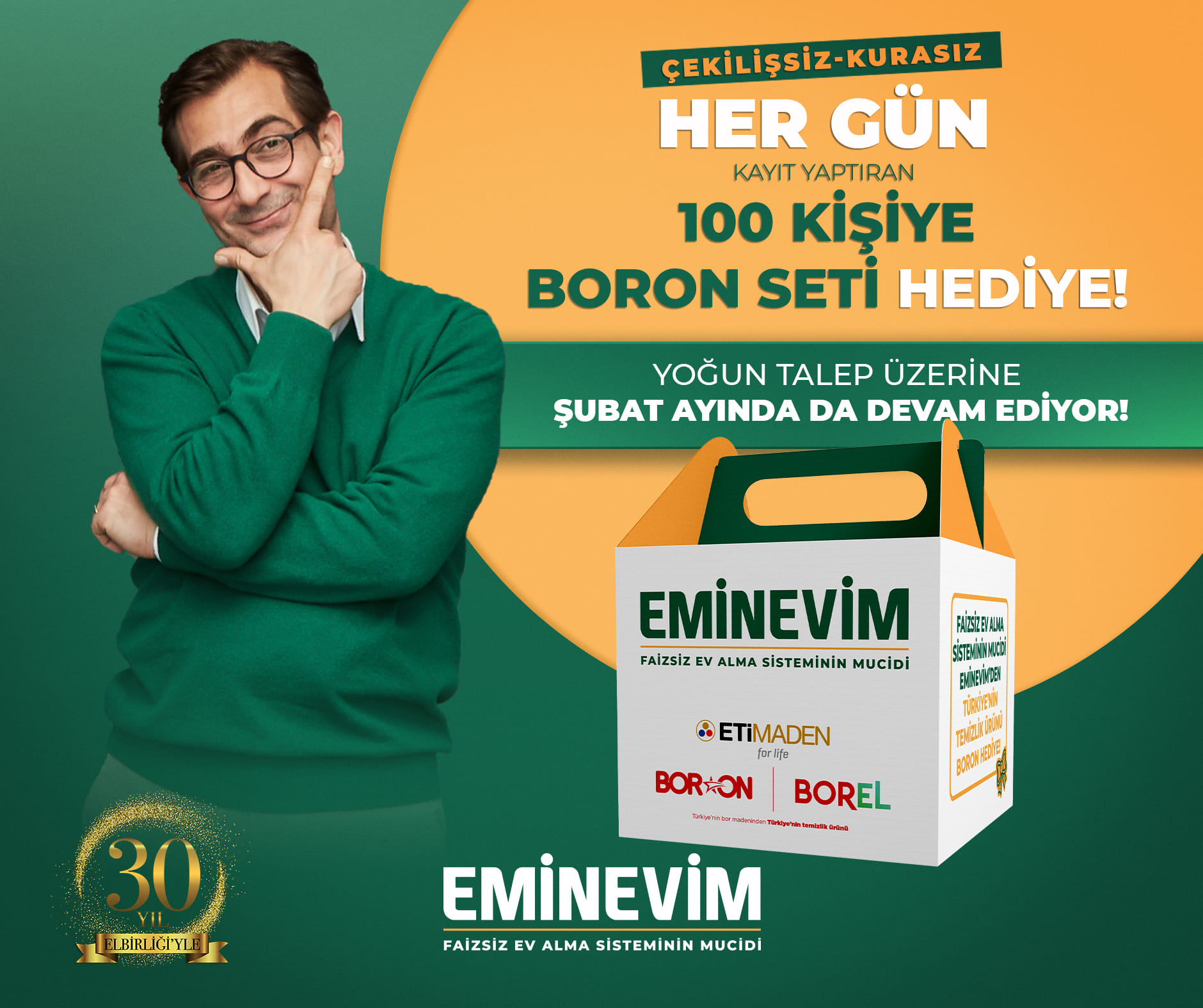 eminevim den boron temizlik paketi hediye eminevim