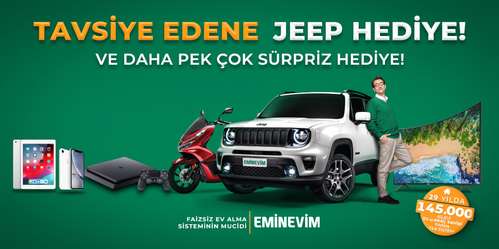 Tavsiye edene, Jeep hediye!