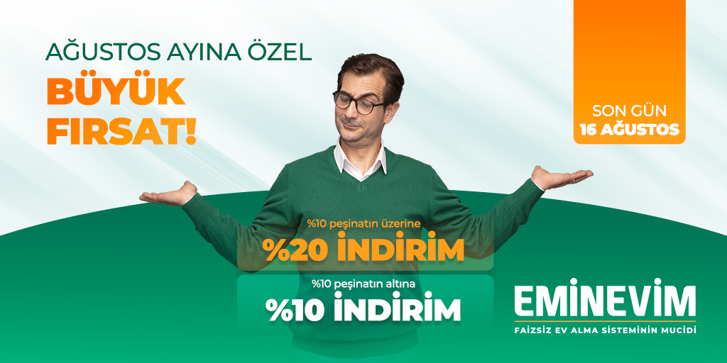 Ağustos Ayına Özel Büyük Fırsat!