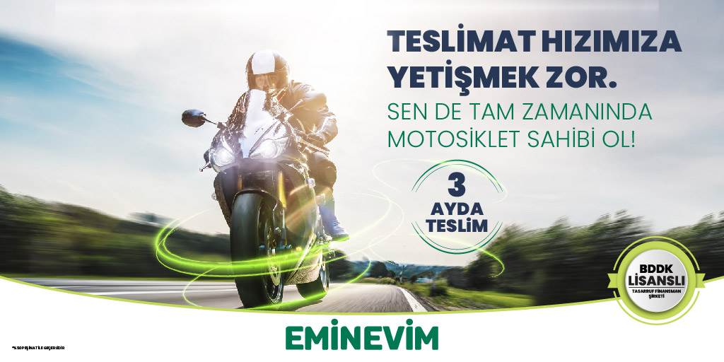 Sen de Tam Zamanında Motosiklet Sahibi Ol!